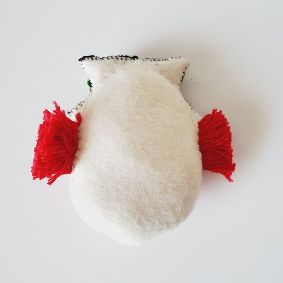 Vintage Handmade Felt Clown Ornament Whimsical Design GUC - Picture 5 of 12